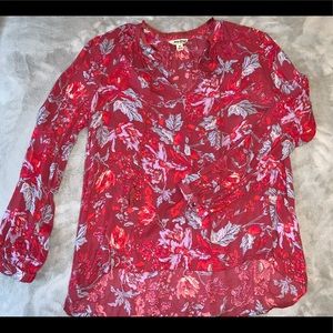 Lucky Brand floral printed blouse